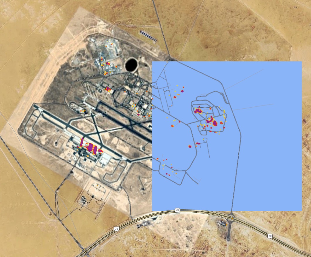 Iran Conflict Damage Proxy Map